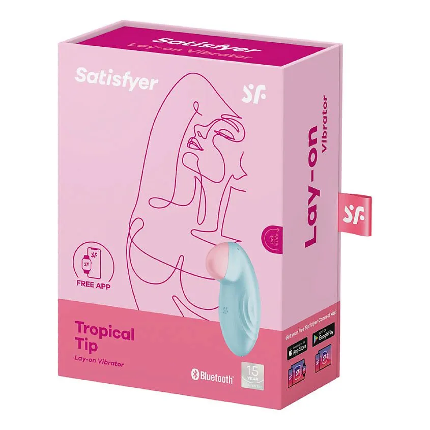 cтимулятор satisfyer tropical tip, голубой в Москве