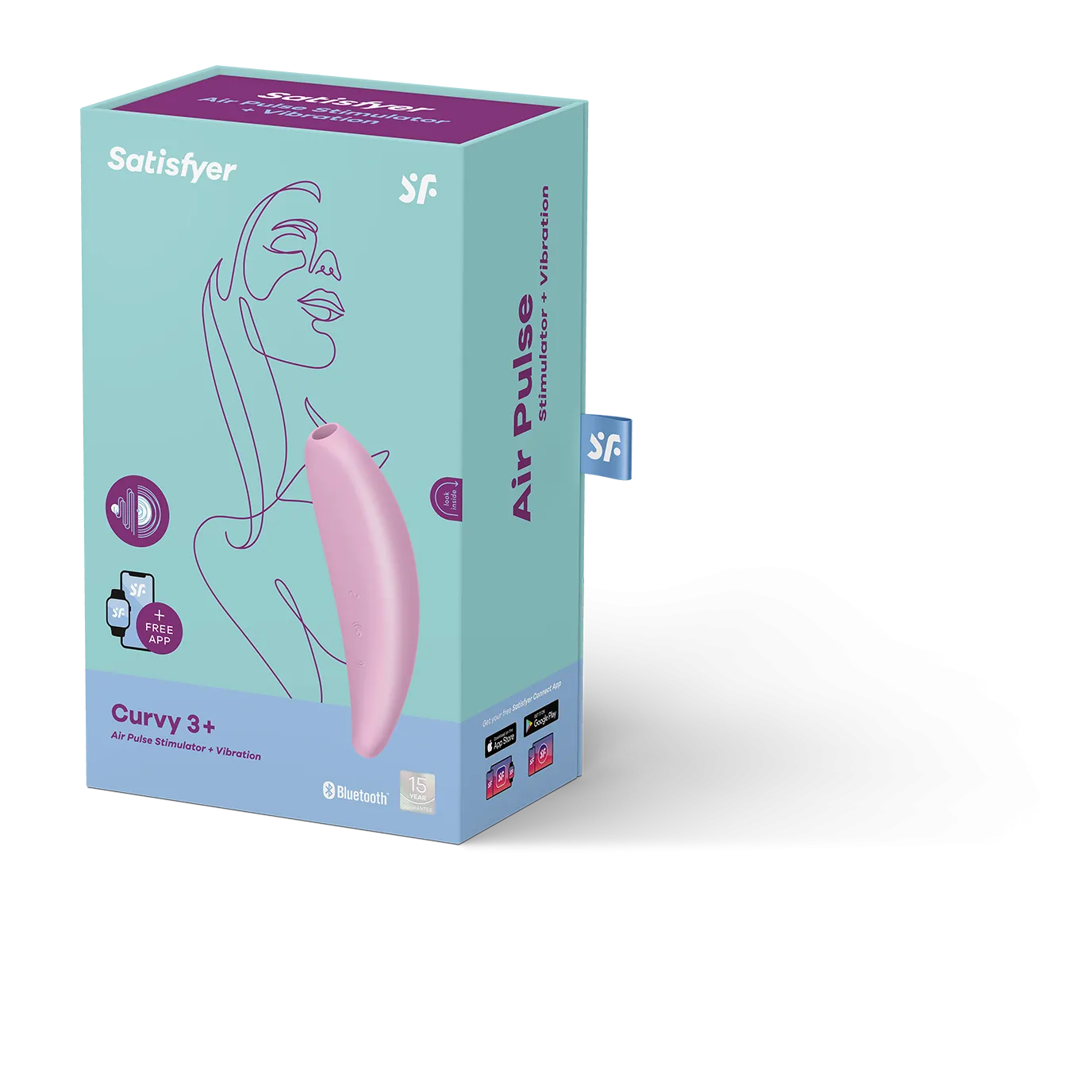 вакуумный массажер с вибрацией satisfyer curvy 3 plus 001890sa в Москве