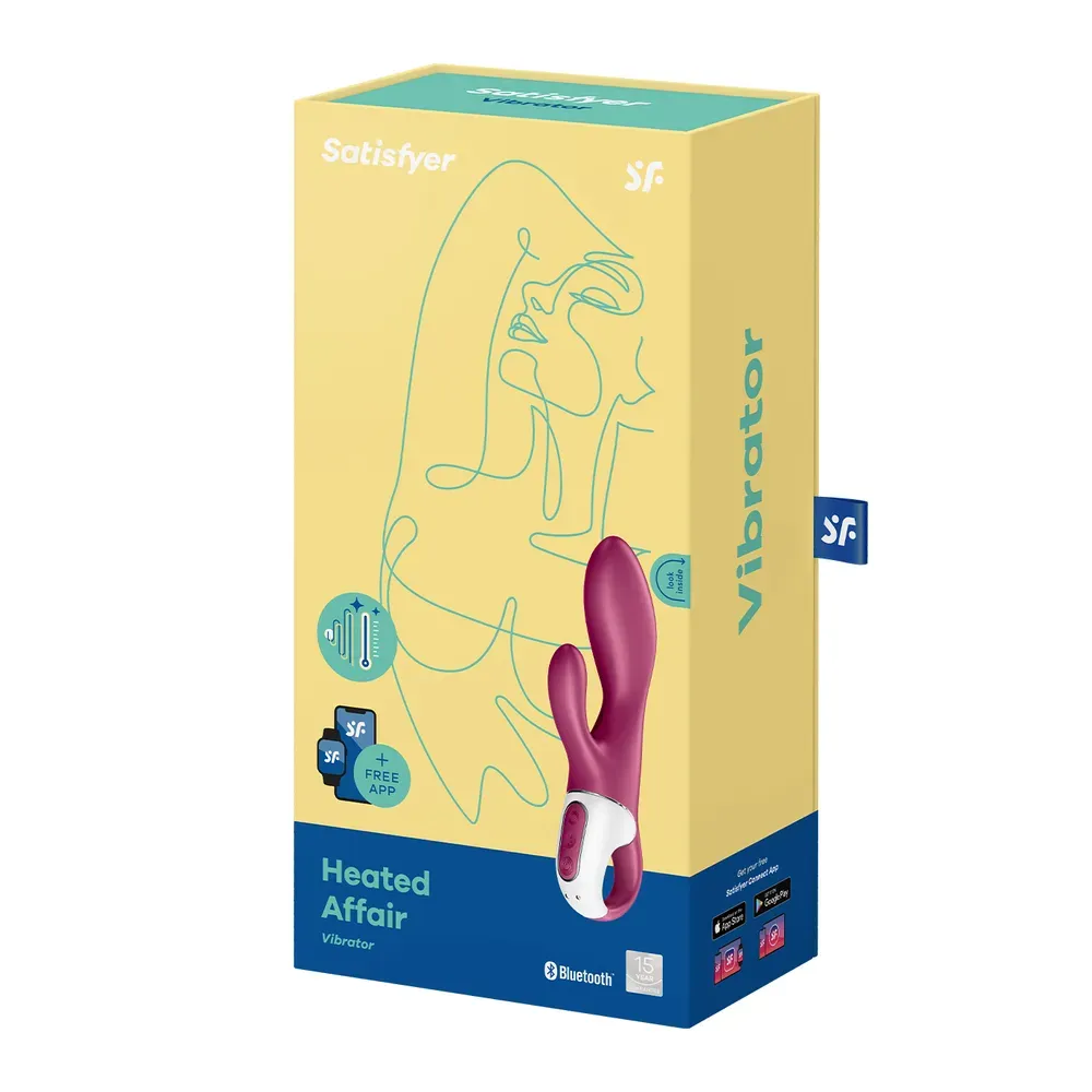 вибромассажер satisfyer heated affair connect app, красный в Москве