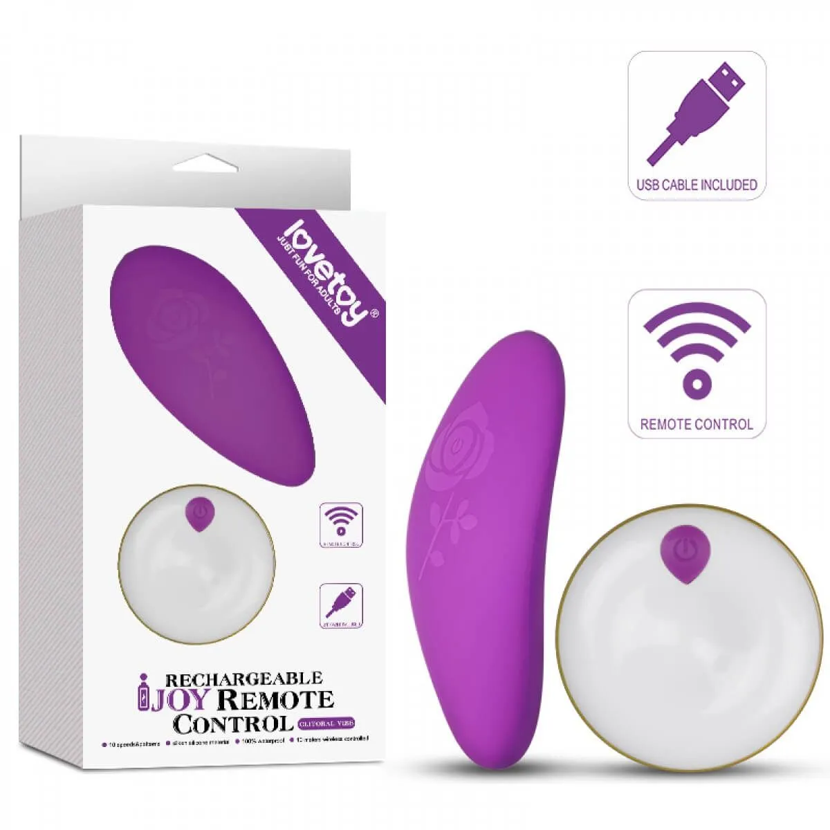 вибратор lovetoy ijoy clitoral vibe, фиолетовый в Москве