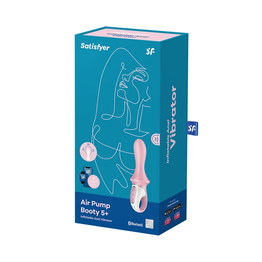 анальный вибратор satisfyer air pump booty 5+ red 038551sa в Москве