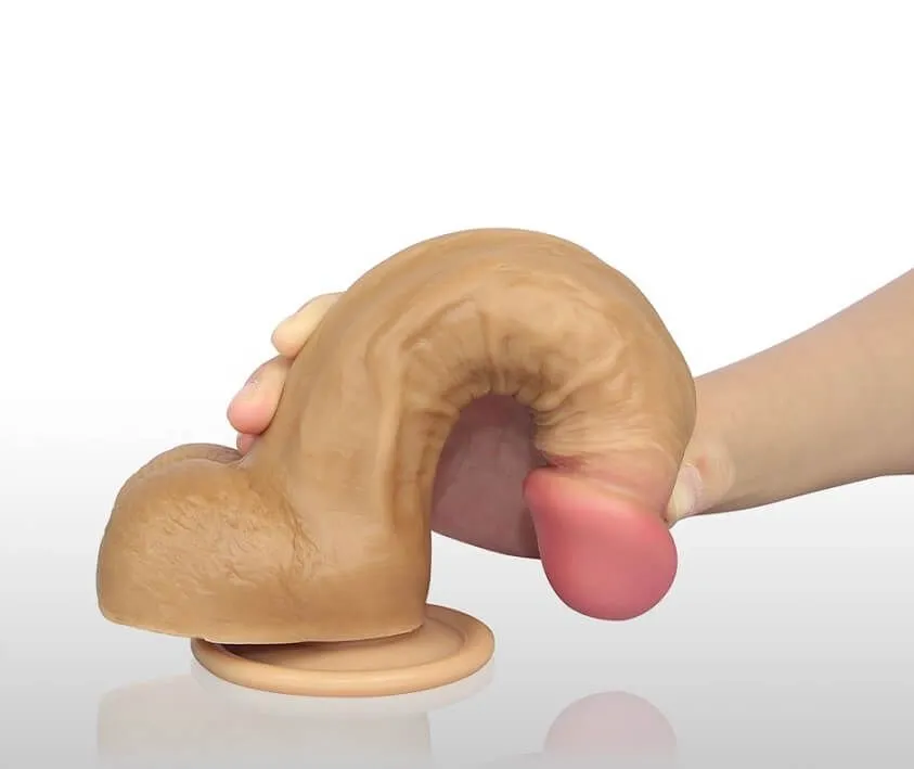 фаллоимитатор на присоске lovetoy nature cock 8 inch, телесный в Москве