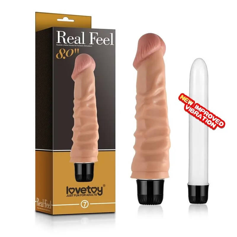 вибратор lovetoy real feel cyberskin, телесный в Москве
