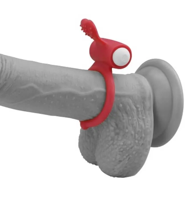 эрекционное виброкольцо lovetoy power heart, красное в Москве