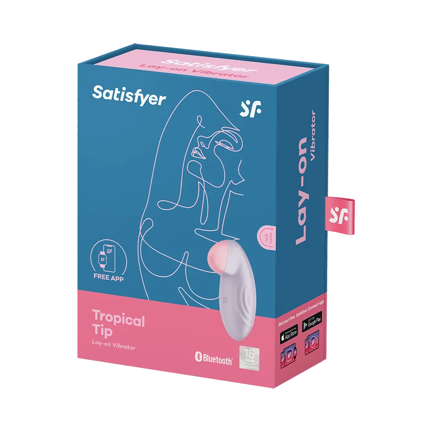 вакуумный массажер satisfyer tropical tip фиолетовый 044354sa в Москве