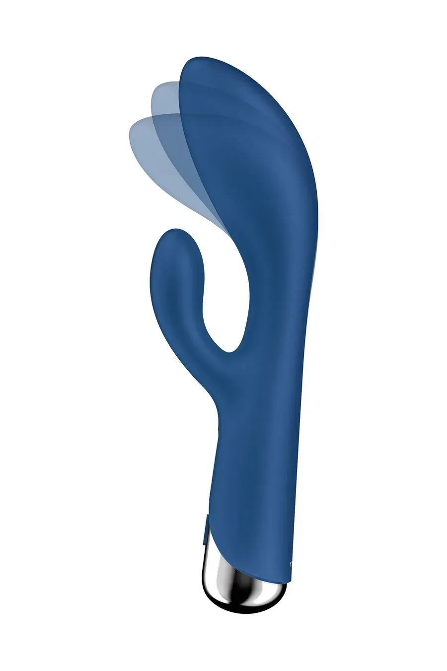 вибратор-кролик с ротацией satisfyer spinning rabbit 1, силикон, синий, 20,5 см в Москве