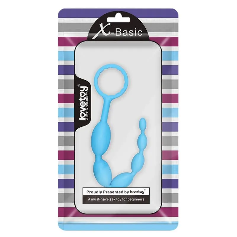 анальная елочка lovetoy x-basic 10, розовая в Москве