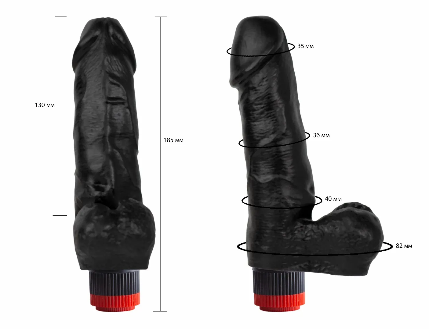 вибромассажер черный  411600ru в Москве