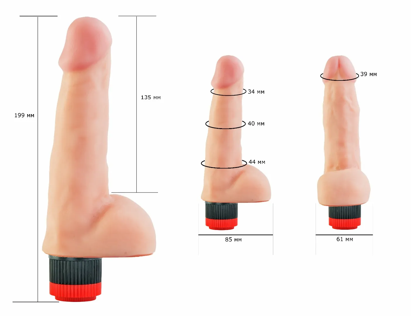 вибромассажёр cock next 6,6" 601205ru в Москве