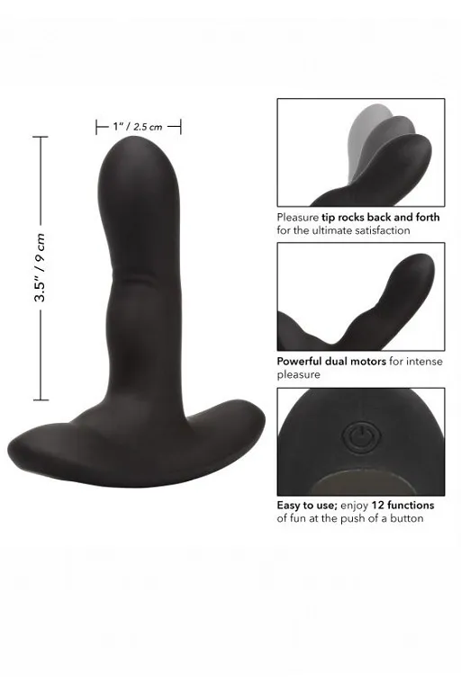 перезарежаемый силиконовый анальный стимулятор wireless rocking probe с функцией «манящее движение» в Москве