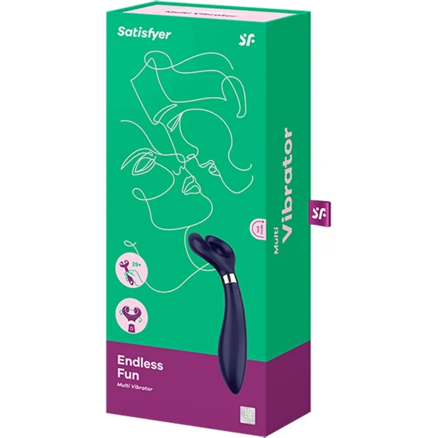 вибромассажер для пары satisfyer endless fun blue 001036sa в Москве