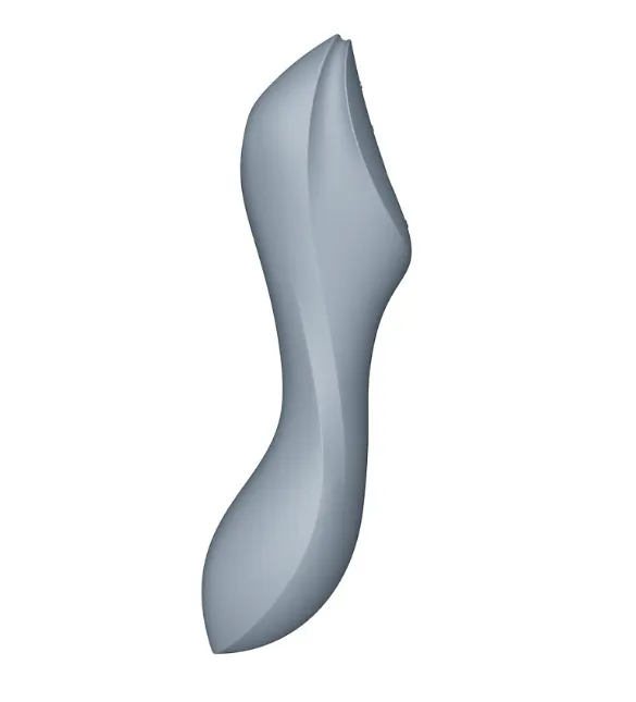 двухсторонний стимулятор с вибрацией и вакуумно-волновым эффектом curvy trinity 3 (bluegrey) (eu+wor в Москве