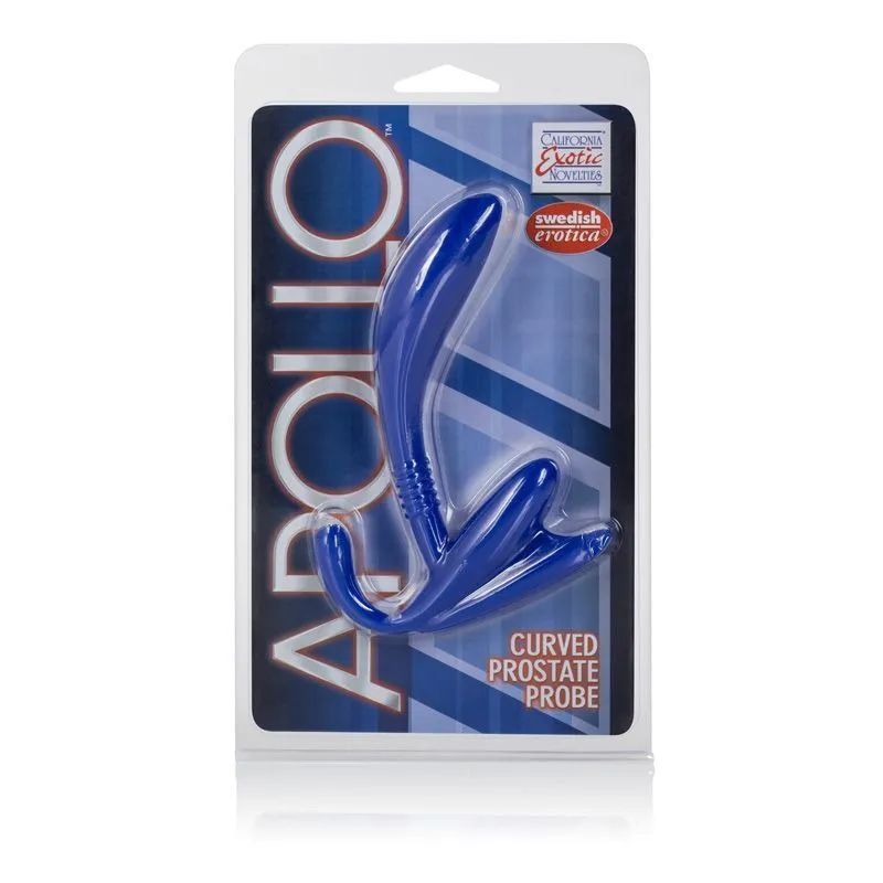 стимулятор простаты california exotic novelties curved prostate probe, синий в Москве