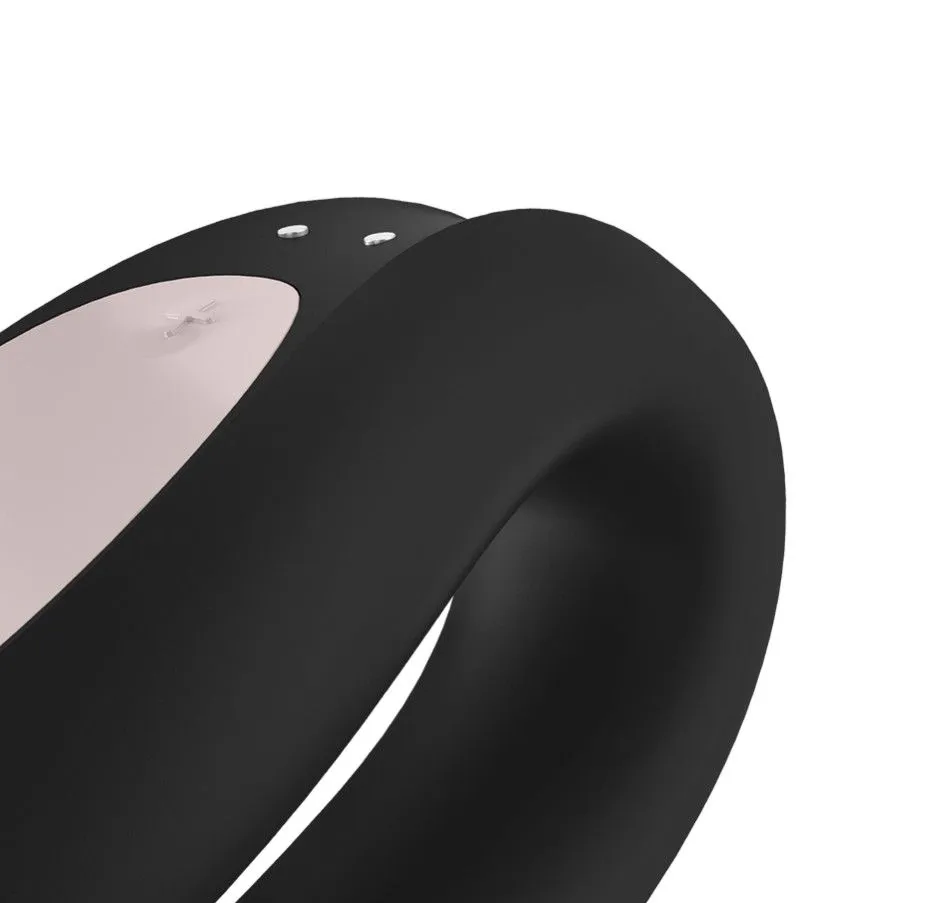 универсальный массажер для пар satisfyer double joy, черный в Москве