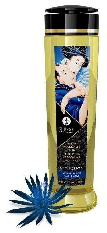 массажное масло для тела shunga ночной цветок, 240 мл в Москве