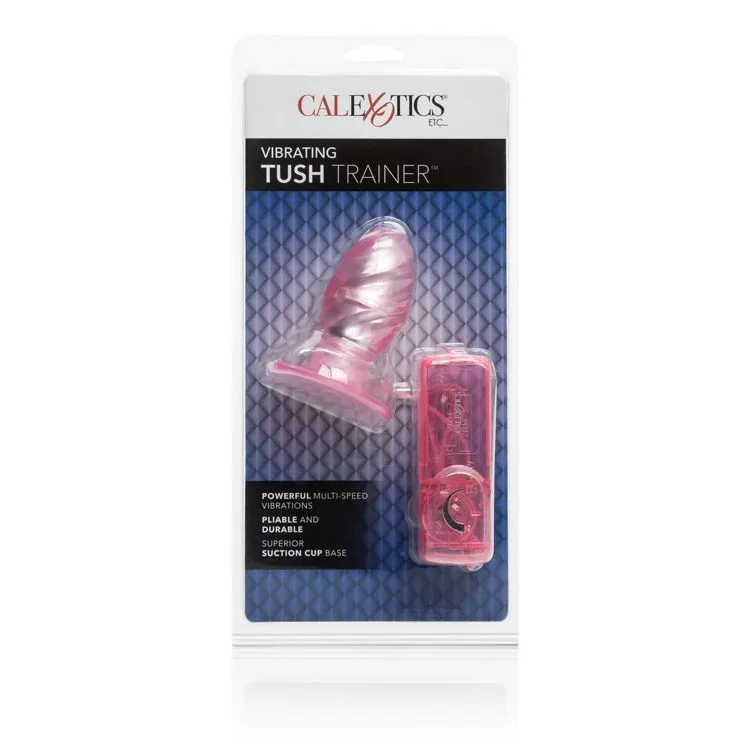 вибропробка california exotic novelties tush trainer, розовая в Москве