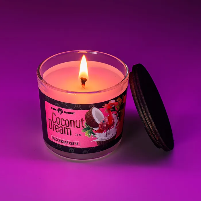 массажная свеча pinkrabbit coconut dream, 70 мл в Москве