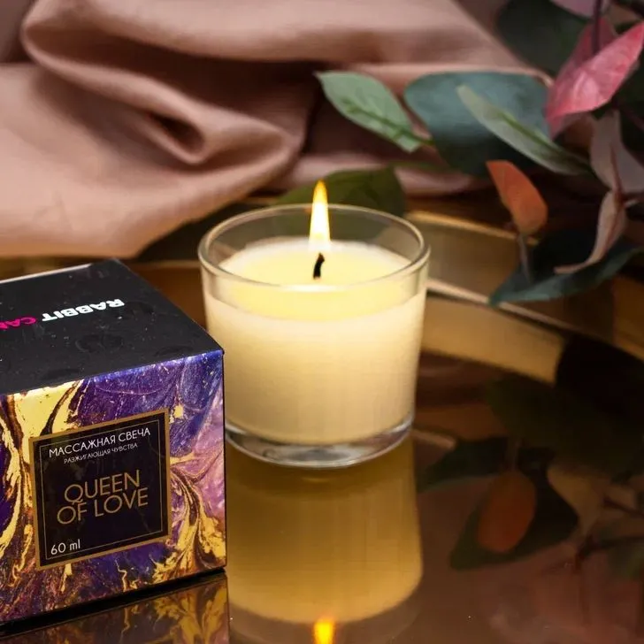 свеча массажная pinkrabbit, аромат queen of love, 60 мл в Москве