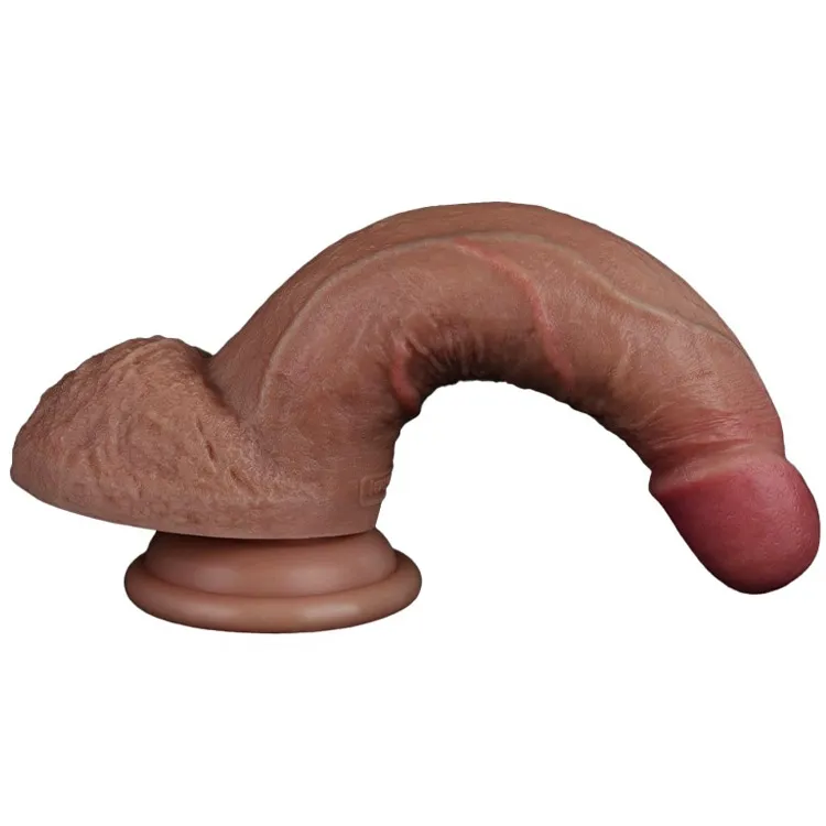 фаллоимитатор реалистичный lovetoy на присоске 18 см, телесный в Москве