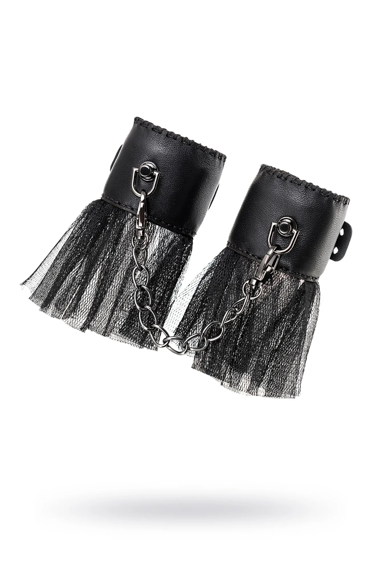 наручники штучки-дрючки с сеткой, черные в Москве