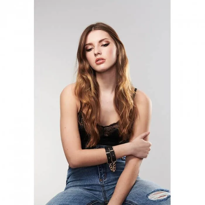 наручники декоративные bijoux indiscrets maze thin handcuffs, черные в Москве