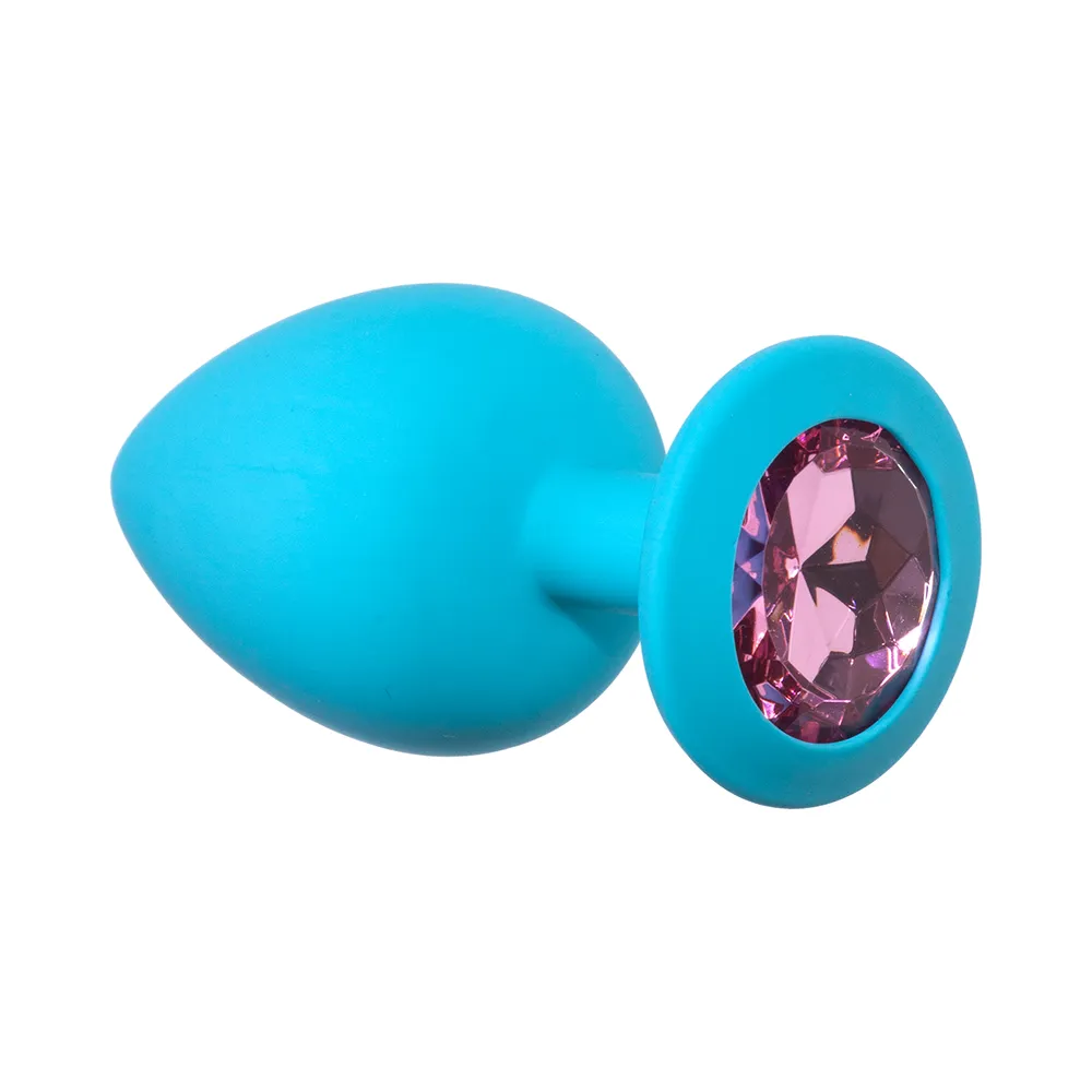 анальная пробка emotions cutie large turquoise pink crystal 4013-03lola в Москве