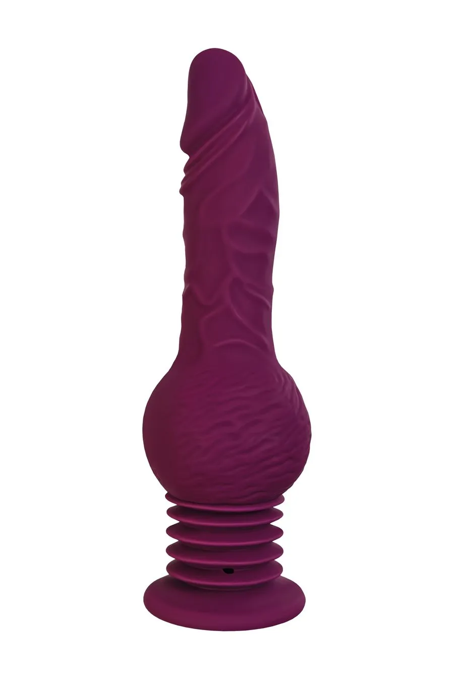 мини секс-машина striker с пультом ду, motorlovers by toyfa, силикон, фиолетовый, 23,5 см в Москве