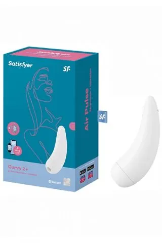 вакуумный массажер с вибрацией satisfyer curvy 2 plus white 001876sa в Москве