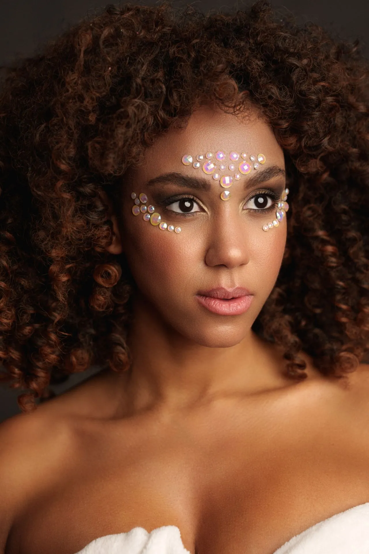 декоративное украшение (камни) на клеевой основе body jewelry stickers - face - glow in the dark - o в Москве