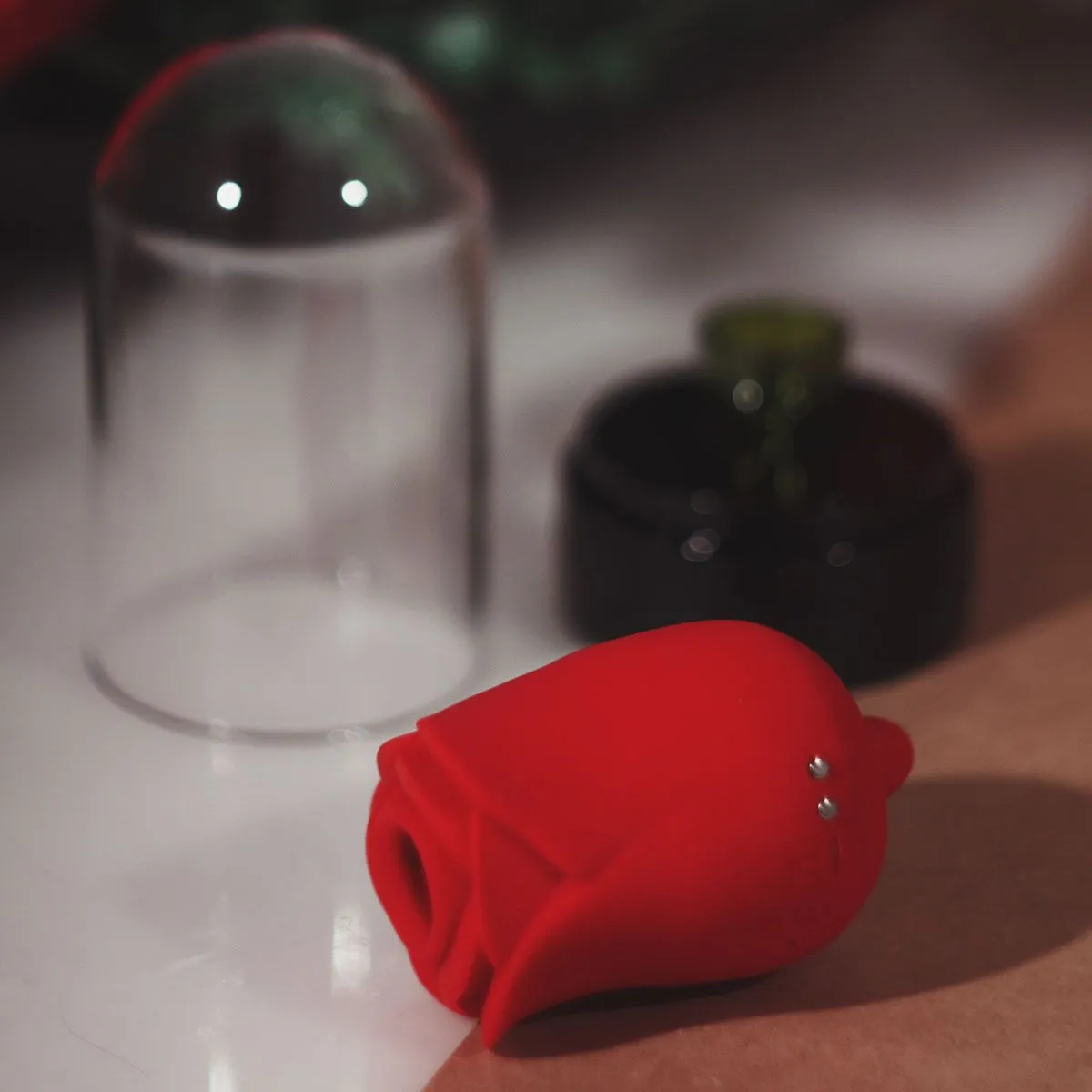 вибромассажер роза, красный в Москве