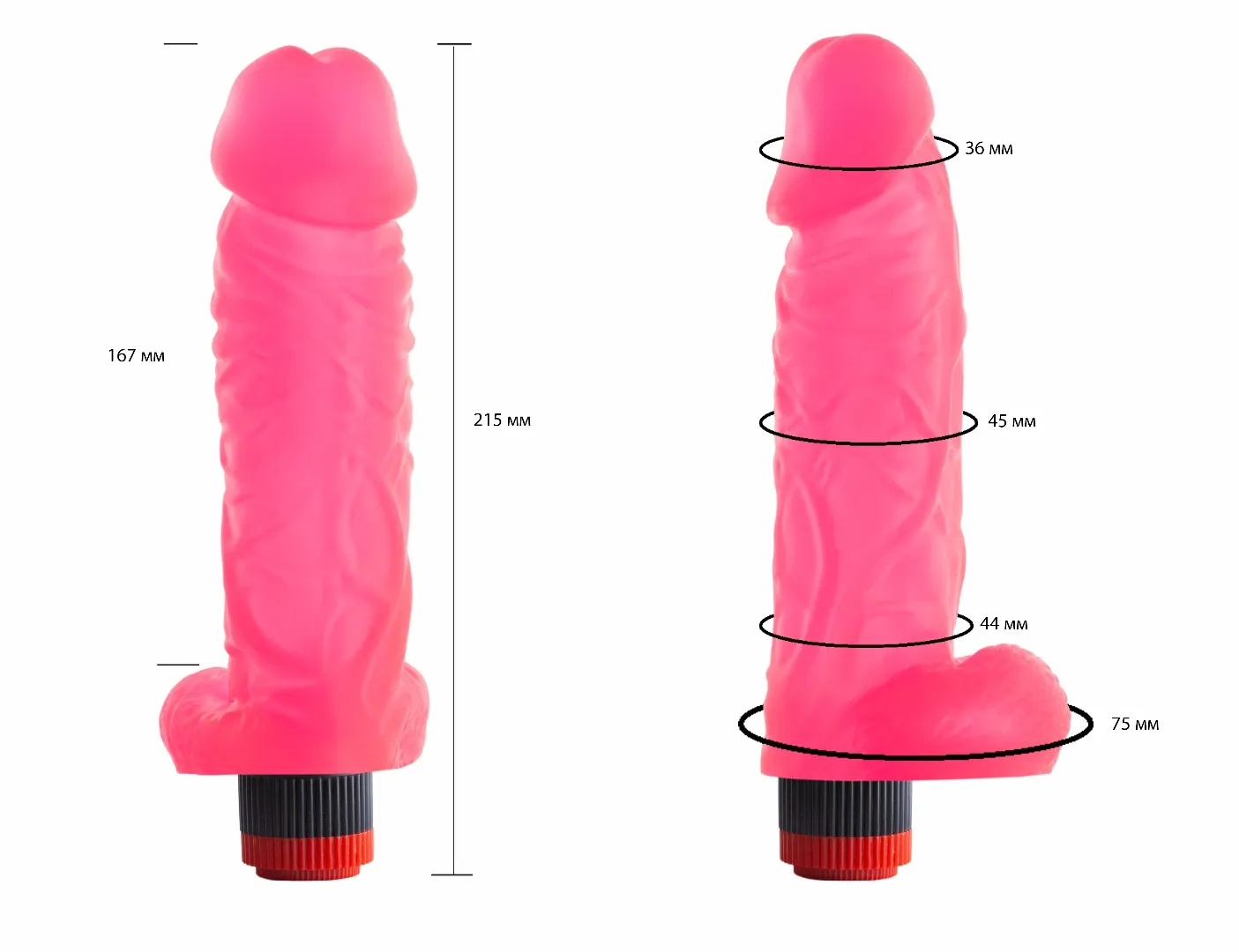 вибромассажер гелевый розовый 225500ru в Москве