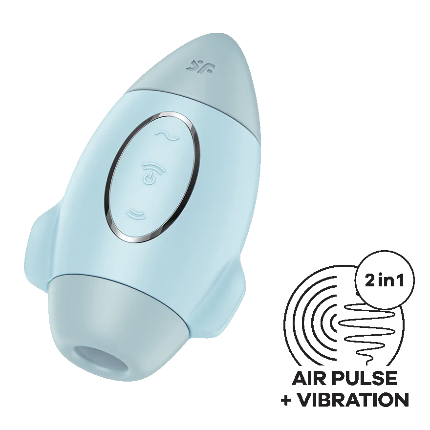 вакуумный массажер satisfyer mission control light blue 060071sa в Москве