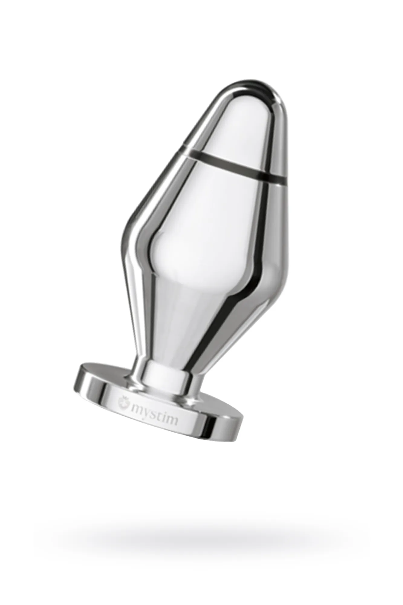 анальная пробка mystim john l, электростимуляция, хирургическая сталь, серебряная, 10,5 см, ø 5 см в Москве