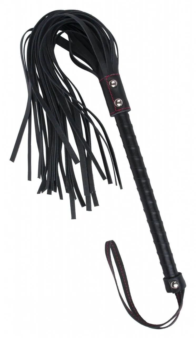 плеть tm fire horse с красной отстрочкой, чёрная в Москве
