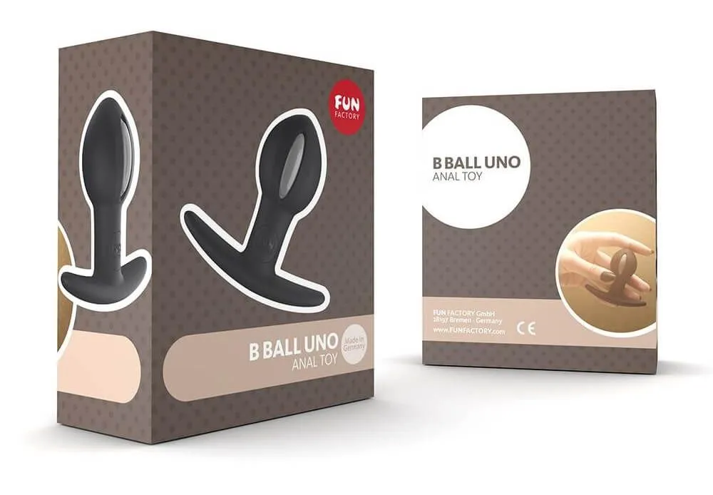анальный шарик fun factory b ball uno, черно-серый в Москве