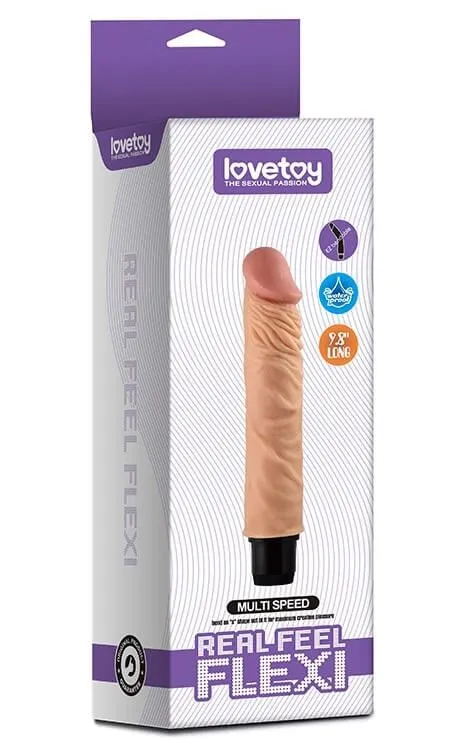 вибратор lovetoy real feel flexi 9.8 inch, телесный в Москве
