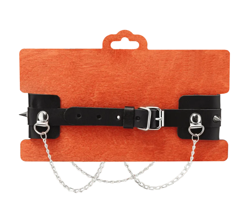 чокер pinkrabbit с шипами и с цепочкой в Москве