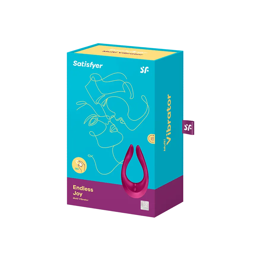 cтимулятор satisfyer endless joy, бордовый в Москве