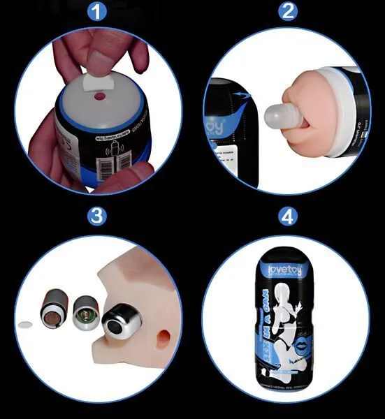 мастурбатор lovetoy sex in a can vibra mouth tunnel, с вибропулей в Москве