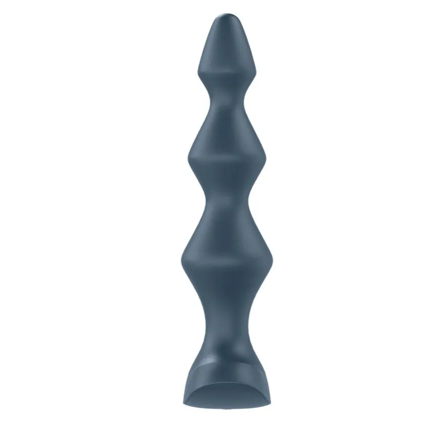 пробка анальная с вибрацией satisfyer lolli plug 1, серая в Москве