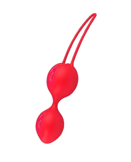 вагинальные шарики fun factory smartballs duo, ярко-оранжевые в Москве