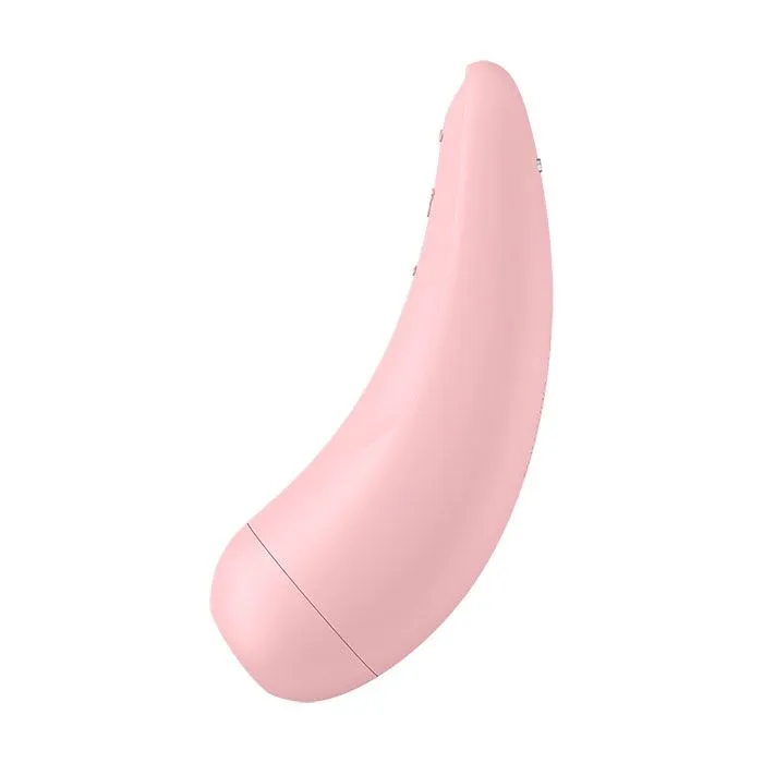 вакуум-волновой бесконтактный стимулятор клитора satisfyer curvy 2+, светло-розовый в Москве