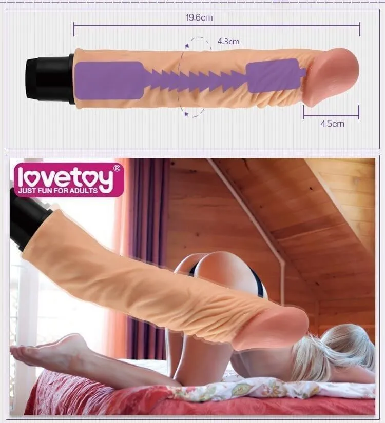 вибратор lovetoy real feel flexi 9.8 inch, телесный в Москве