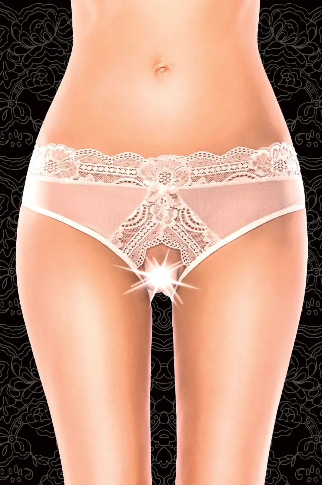 Эротическое стринги с доступом flirton 2712-1 белые в Москве