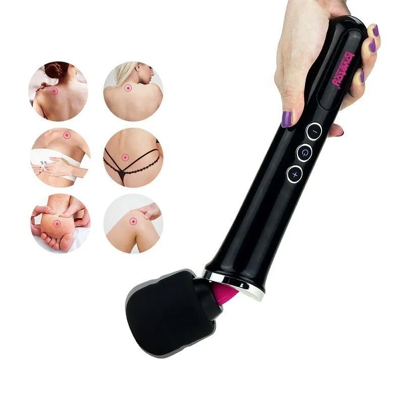 массажер lovetoy training master ultra powerful rechargeable body wand, черный в Москве