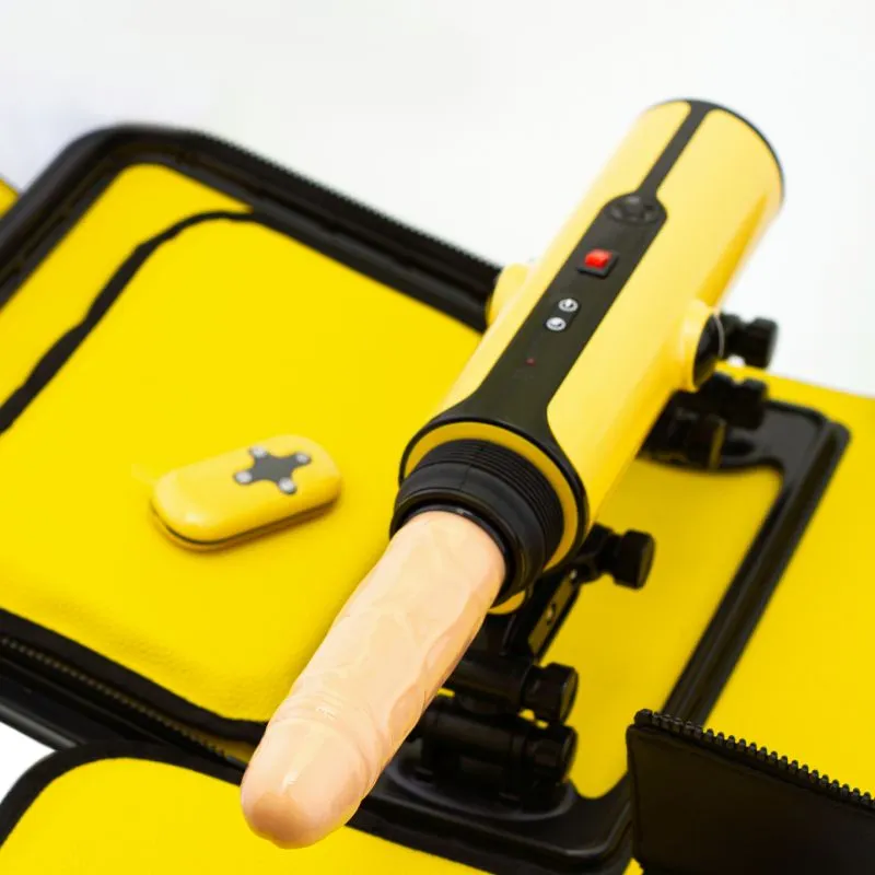 секс-машина в сумке pinkrabbit 310-x5, желтая в Москве