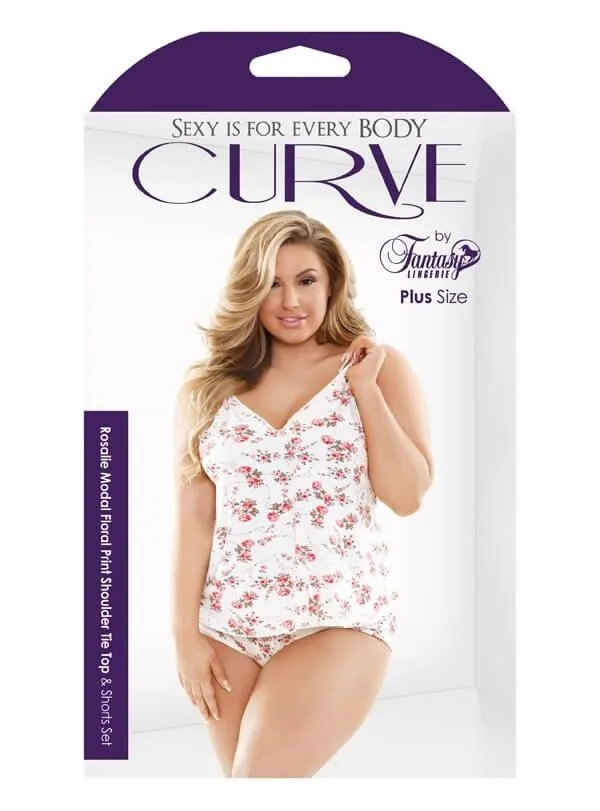 Эротическое комплект белья fantasy lingerie rosalie top set, белый в Москве