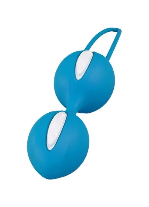 вагинальные шарики fun factory smartballs duo, ярко-голубые в Москве