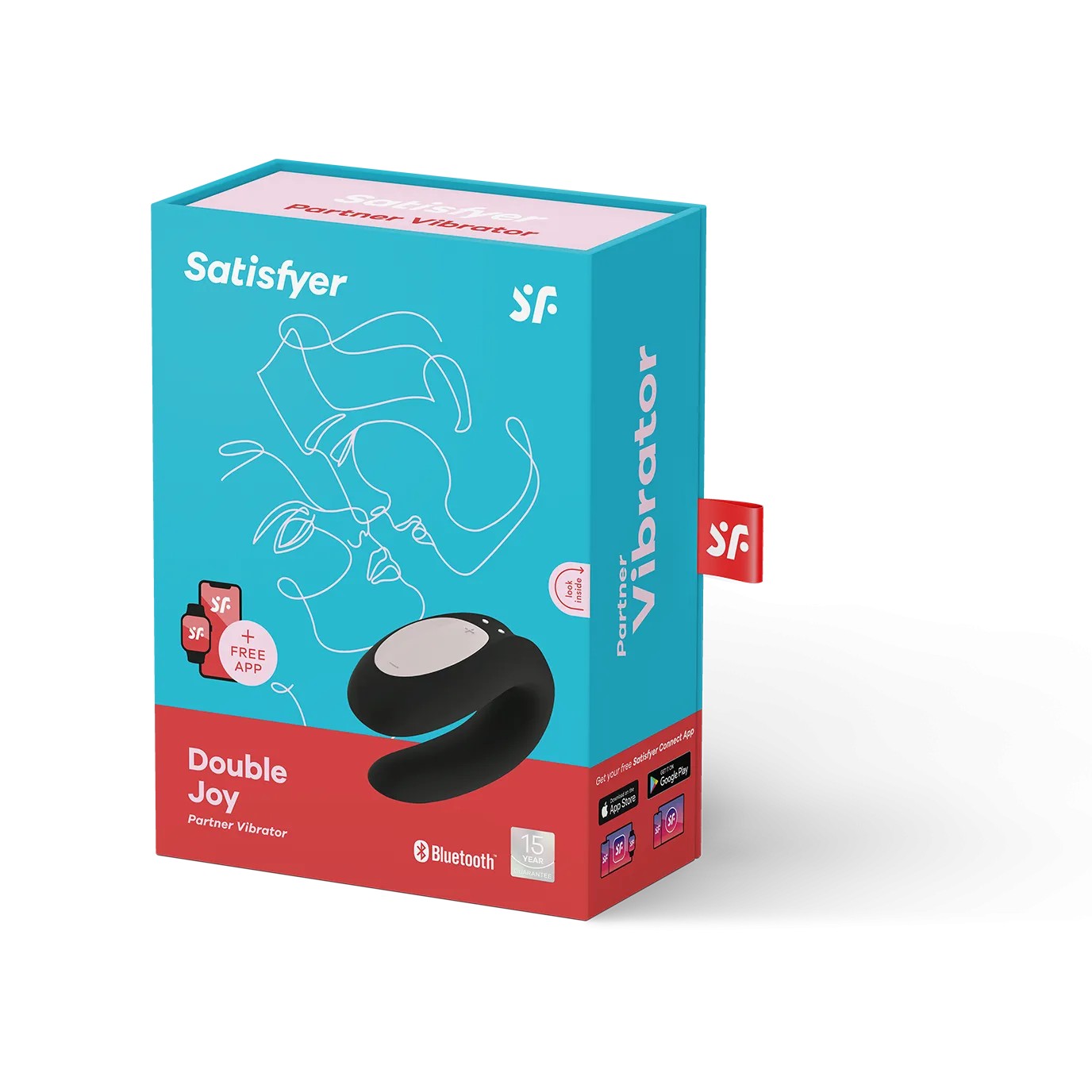 Вибромассажер для Пары Satisfyer Double Joy Black 002392SA