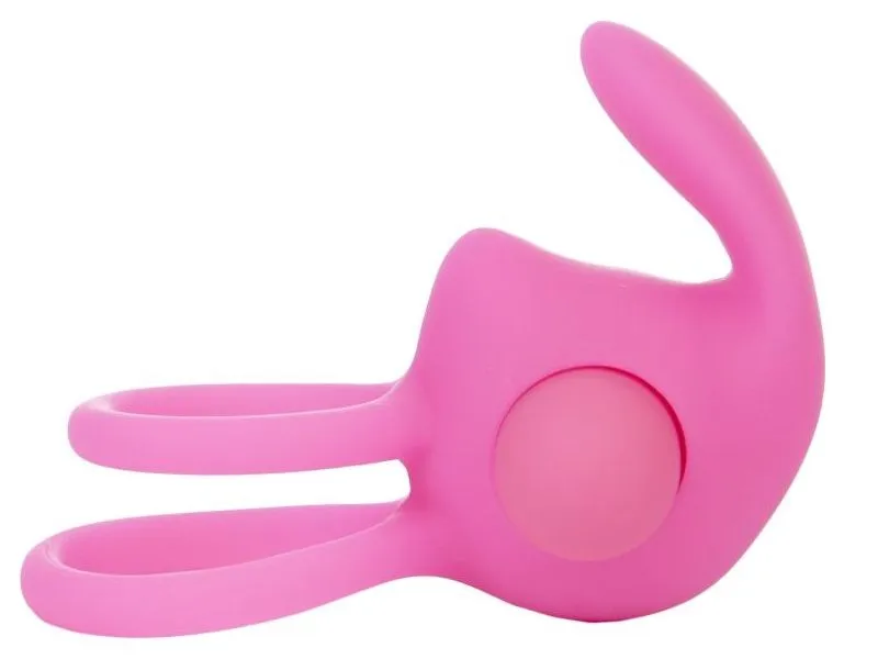 виброкольцо lovetoy power clit duo, розовое в Москве